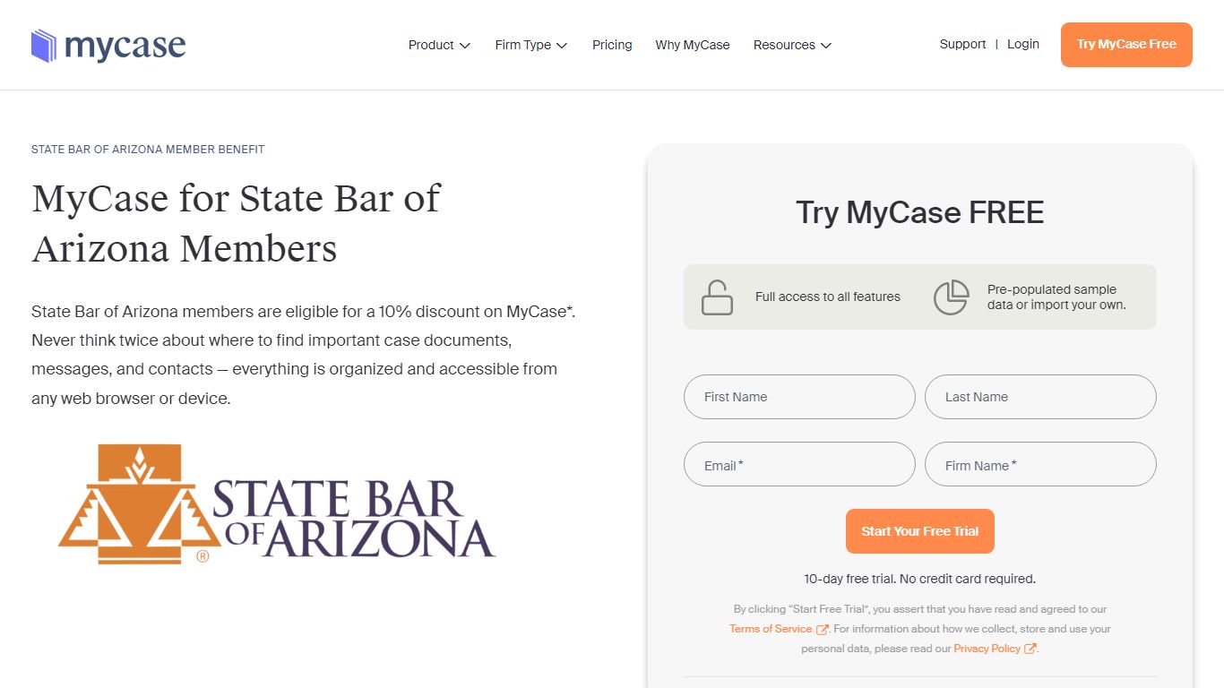 State Bar of Arizona - MyCase